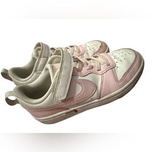 Nike Pink and White Sneakers